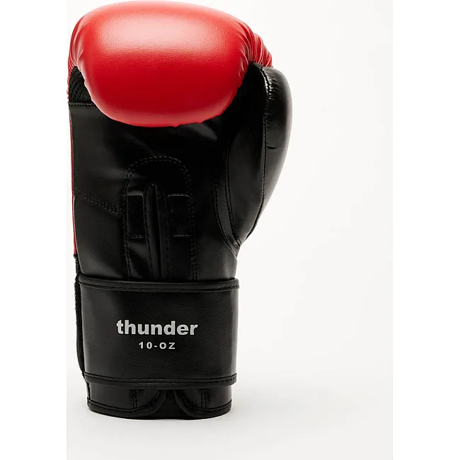 Боксерські рукавиці Leone GN383 THUNDER Red (капу в комплекті)