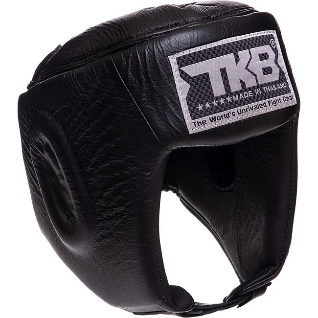 Шлем для бокса открытый кожаный TOP KING Super TKHGSC (Красный)