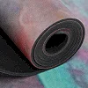 Замшевый коврик для йоги
 каучуковый двухслойный RECORD
 FI-5662-67
 183x61x0,3см с принтом Галактика