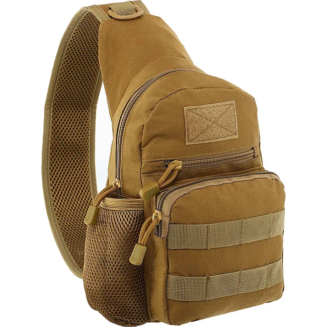 Сумка-слинг тактическая MILITARY RANGERS ZK-9102 28x16x10см 5л (Хаки)