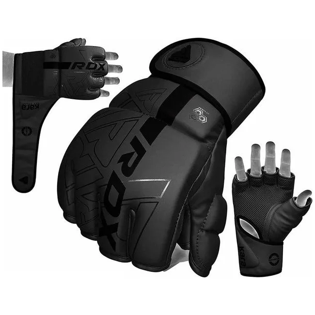 Перчатки ММА RDX F6 KARA Matte Black