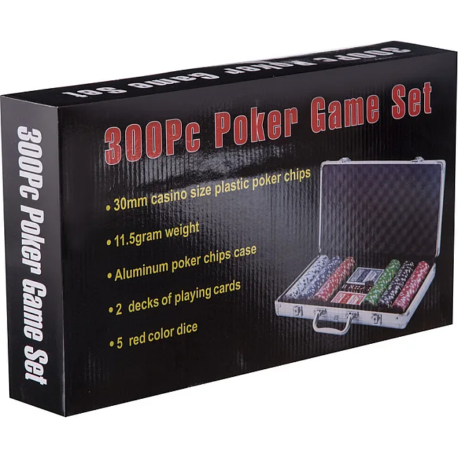 Набор для покера в алюминиевом кейсе Poker game set SP-SPORT
 IG-2114 300 фишек