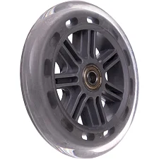 Колесо для самоката с пластиковым диском и подшипниками ø 120мм ABEC-7 SP-SPORT 608Z CA-0002-серый