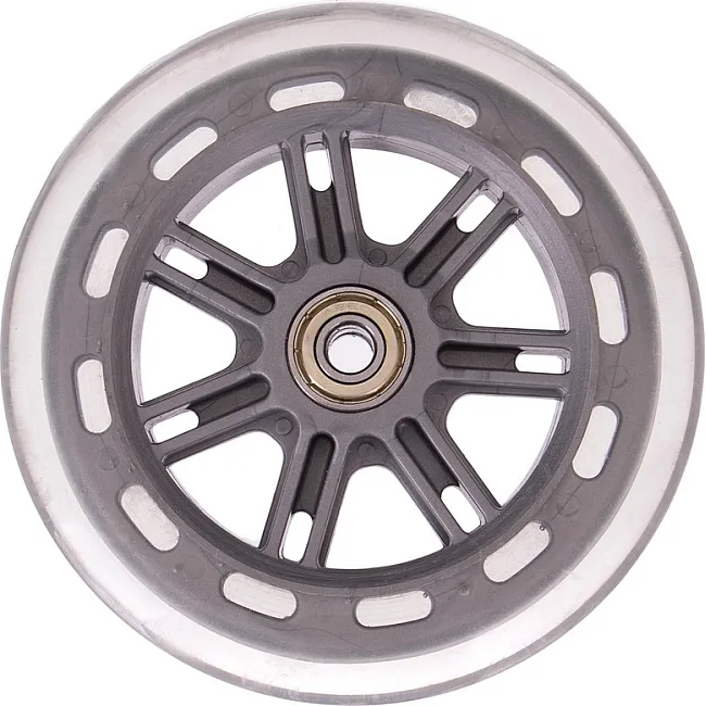 Колесо для самоката с пластиковым диском и подшипниками ø 120мм ABEC-7 SP-SPORT
 608Z CA-0002
-серый