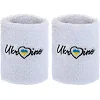 Спортивный напульсник
 впитывающий влагу UKRAINE BC-9278 1шт (Белый)