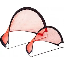 Ворота футбольные Pure2Improve POP-UP 120 x 86 см, черно-красные