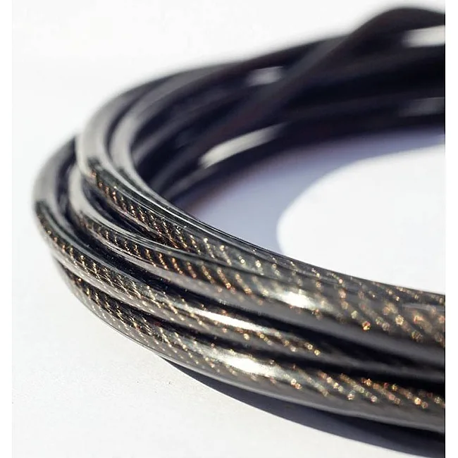Скоростная скакалка 7SPORTS Elite Rope 3м. металлическая на подшипниках SK-5 черная