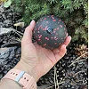 Масажний м'яч PowerPlay PP-4350 Epp Massage Ball (d8) Чорно/Червоний