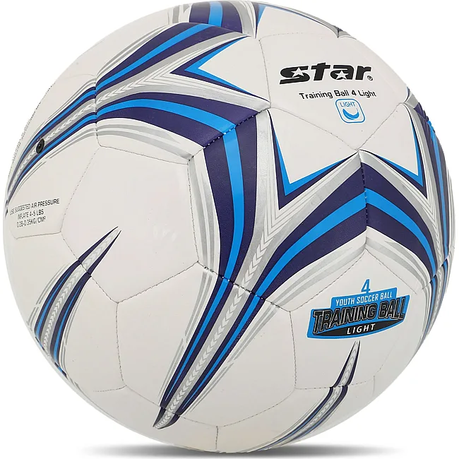 Футбольний м'яч SELECT
AR TRAINING BALL 4 LIGHT SB8144L №4 PU (Білий-синій)