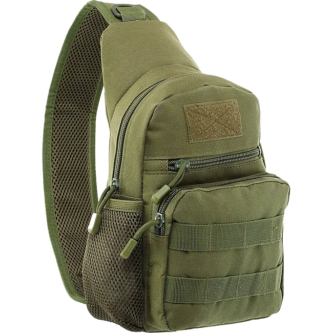Сумка-слинг тактическая MILITARY RANGERS ZK-9102 28x16x10см 5л (Хаки)