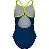 Детский купальник Arena DALY SWIMSUIT LIGHT DROP BACK лайм, синий, белый, розовый