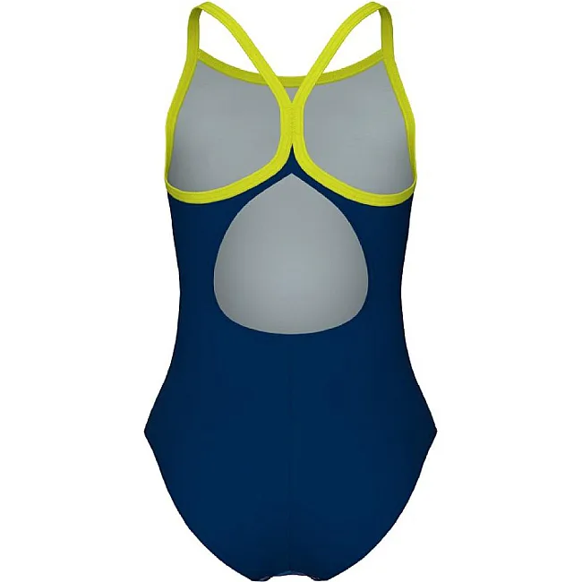 Детский купальник Arena DALY SWIMSUIT LIGHT DROP BACK лайм, синий, белый, розовый