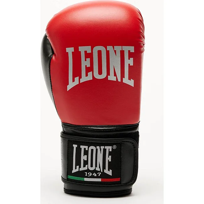 Боксерські рукавиці Leone GN383 THUNDER Red (капу в комплекті)