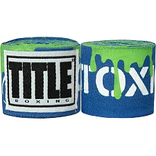 Бинты для бокса TITLE Boxing Print 450см Toxic