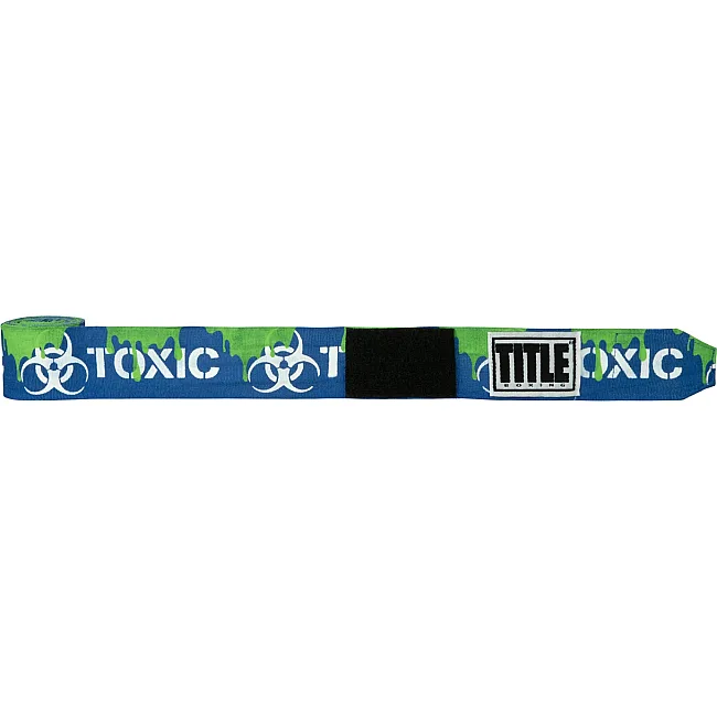 Бинты для бокса TITLE Boxing Print 450см Toxic