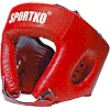 Боксерский шлем Sportko ОД1 (верх шнуровка)