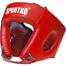 Боксерський шолом Sportko ОД1 (верх шнурівка)