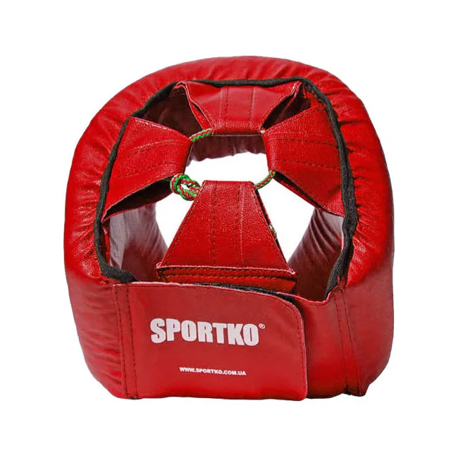 Боксерский шлем Sportko ОД1 (верх шнуровка)