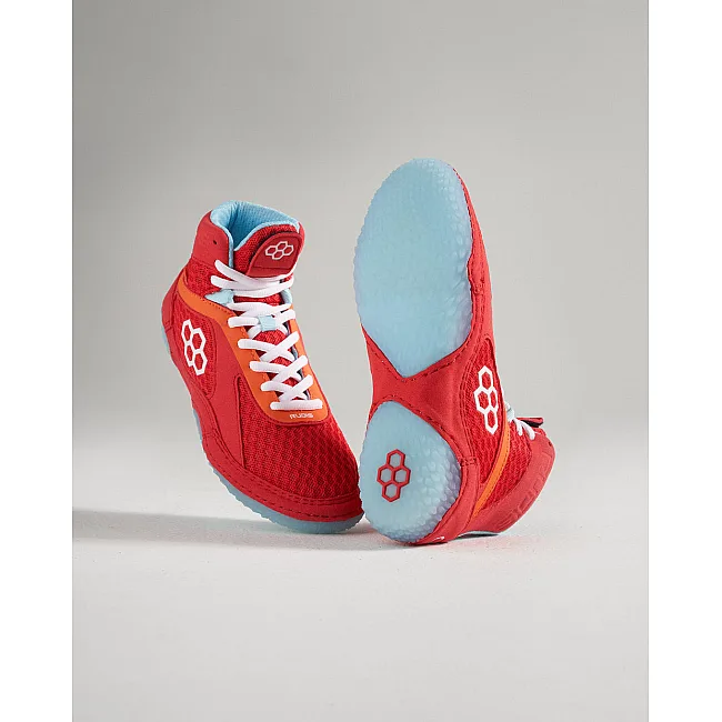 Детские борцовки RUDIS Alpha 2.0 Youth Cherry Slush