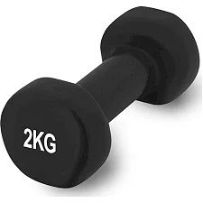 Гантель виниловый POWERPLAY 4125 Achilles 2кг. Черная (1шт)