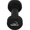 Гантель виниловый POWERPLAY 4125 Achilles 2кг. Черная (1шт)