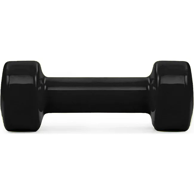 Гантель виниловый POWERPLAY 4125 Achilles 2кг. Черная (1шт)