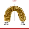 Капа для бокса OPRO Self-fit UFC GEN2 Gold Level Black Gold