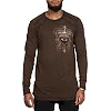 Лонгслив AFFLICTION Highway Drifters LS Rev. Black Tobacco Brown