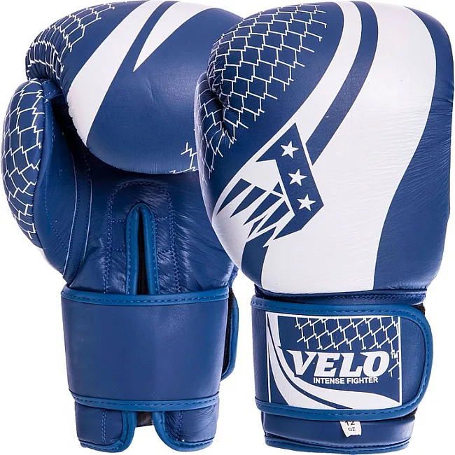 Боксерские перчатки кожаные VELO VL-2224