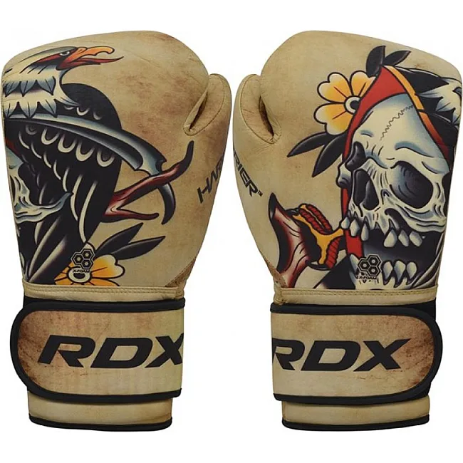 Перчатки для бокса RDX T14 HARRIER Brown Tattoo