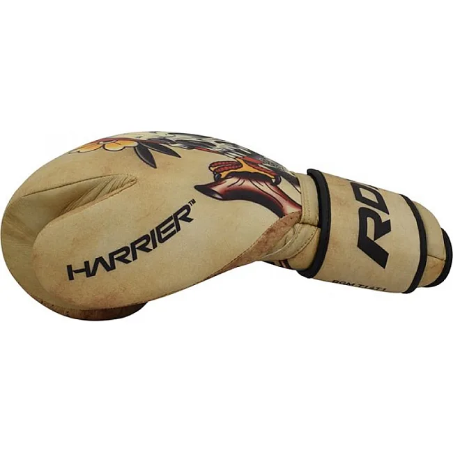 Перчатки для бокса RDX T14 HARRIER Brown Tattoo