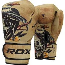 Перчатки для бокса RDX T14 HARRIER Brown Tattoo