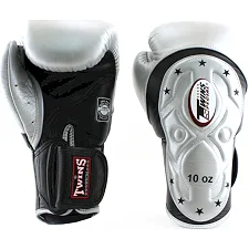 Рукавички боксу TWINS Velcro Extra Design BGVL6-MK Black Silver