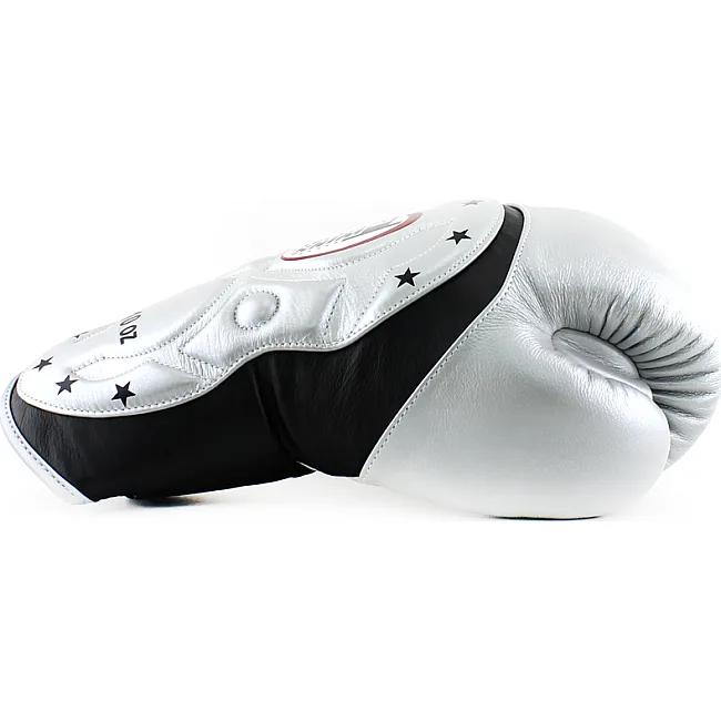 Рукавички боксу TWINS Velcro Extra Design BGVL6-MK Black Silver