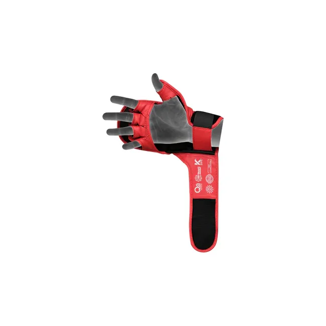Перчатки для ММА RDX Grappling Shooter Aura Plus T-17 RedBlack