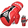 Перчатки для ММА RDX Grappling Shooter Aura Plus T-17 RedBlack