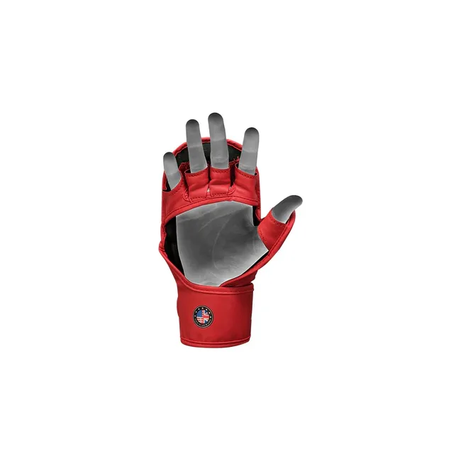Перчатки для ММА RDX Grappling Shooter Aura Plus T-17 RedBlack