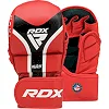 Перчатки для ММА RDX Grappling Shooter Aura Plus T-17 RedBlack