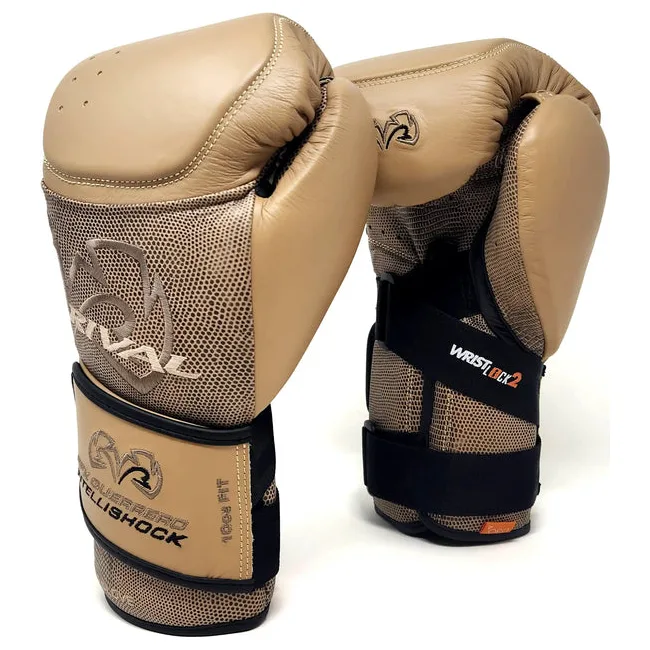 Перчатки снарядные RIVAL RFX-Guerrero Intelli-Shock Snake Skin Edition Beige