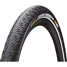 Покрышка на велосипед CONTINENTAL Contact Cruiser, 28 x 2.00, черная, не складная, светоотражающая