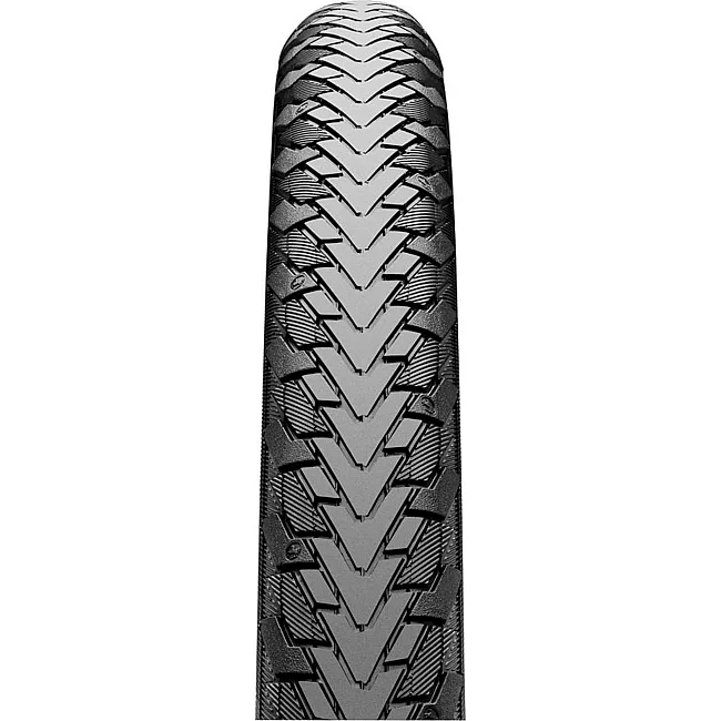 Покрышка на велосипед CONTINENTAL Contact Cruiser, 28 x 2.00, черная, не складная, светоотражающая