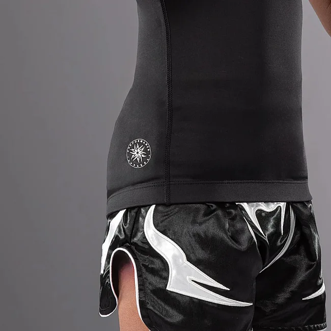 Рашгард для детей VENUM Contender Short Sleeves - Black