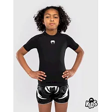 Рашгард для детей VENUM Contender Short Sleeves - Black