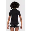 Рашгард для детей VENUM Contender Short Sleeves - Black