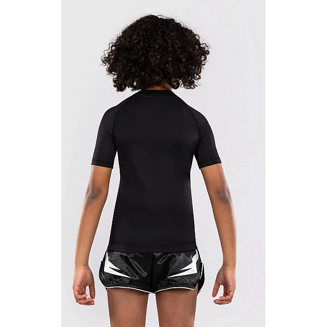 Рашгард для детей VENUM Contender Short Sleeves - Black