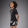 Рашгард для детей VENUM Contender Short Sleeves - Black