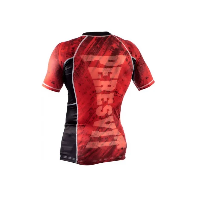 Рашгард Peresvit Immortal Silver Force Rashguard Short Sleeve Red Burn