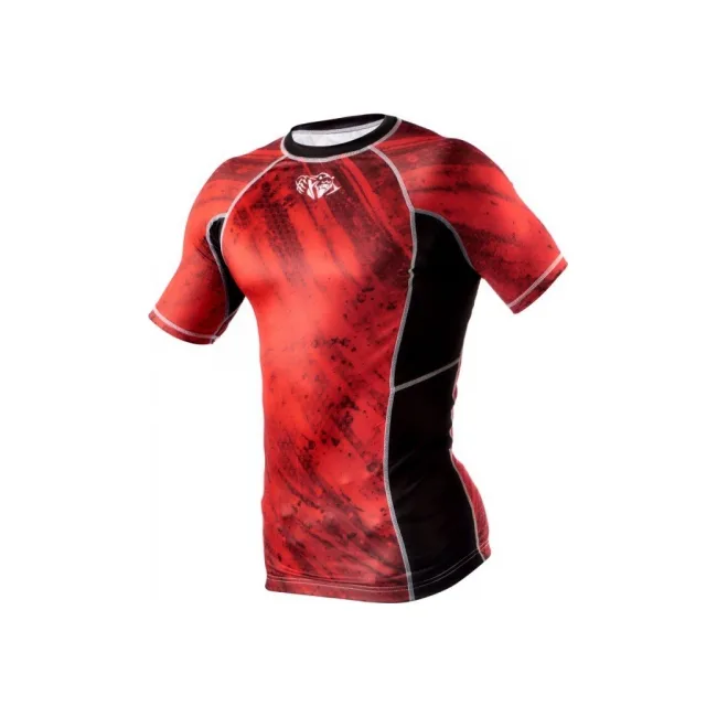 Рашгард Peresvit Immortal Silver Force Rashguard Short Sleeve Red Burn