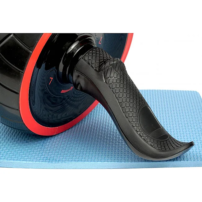 Ролик для пресса 7SPORTS Pro AB Wheel с обратным механизмом WA-3 черный