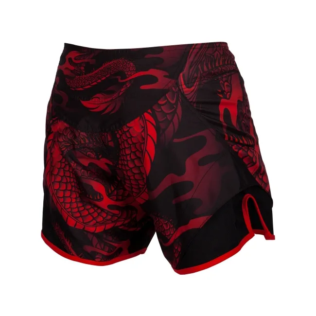 Шорты для ММА VENUM Dragons Flight Red